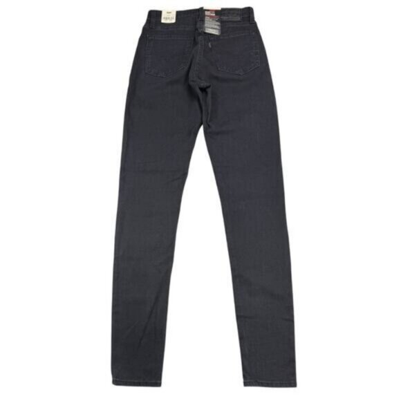 Levi's 721 High Rise Skinny Jean Size 25 Long Shot - Black - Picture 6 of 8